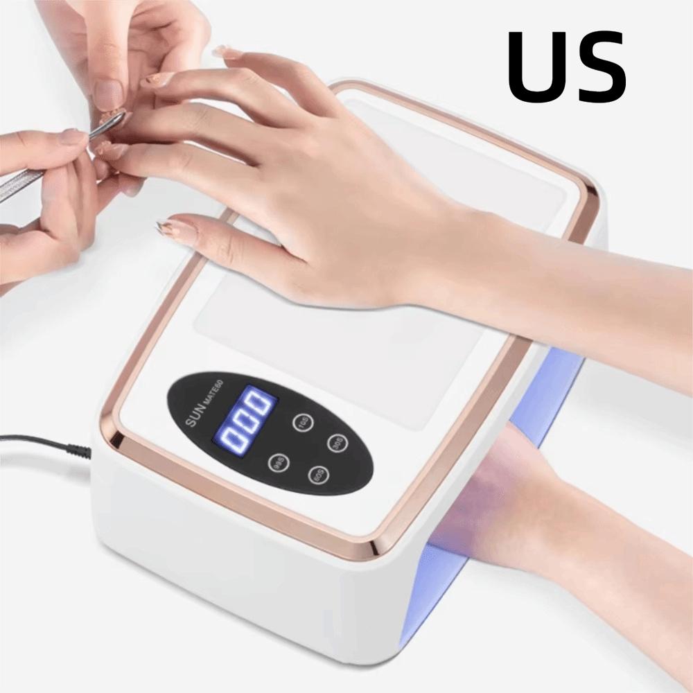 

90LEDs LED Nail Lamp Portable Multifunctional Hand Pillow Light Nail Art Machine Double-hand Nail Art Baking Light