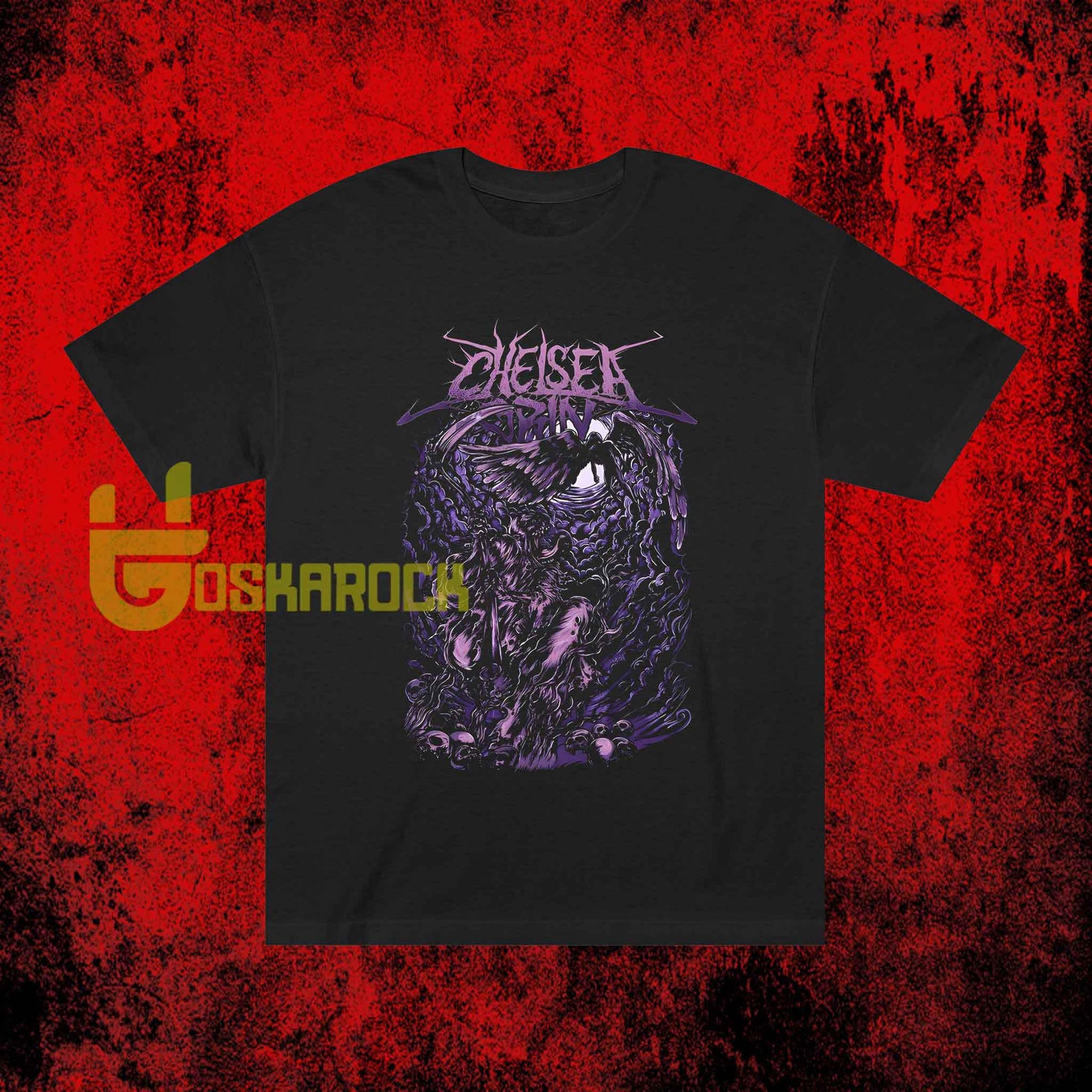 Chelsea Grin T shirt, Hostage Album Band Tee, Heavy Metalcore Merch T shirt 2XL