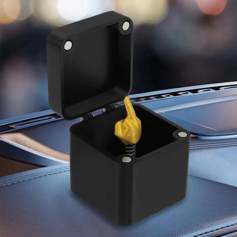 Funny Pop-up Middle Finger Gift Box Middle Finger In Box Creative Desk Home Decor Gifts Middle Finger Novelty Christmas Funny Prank Gift