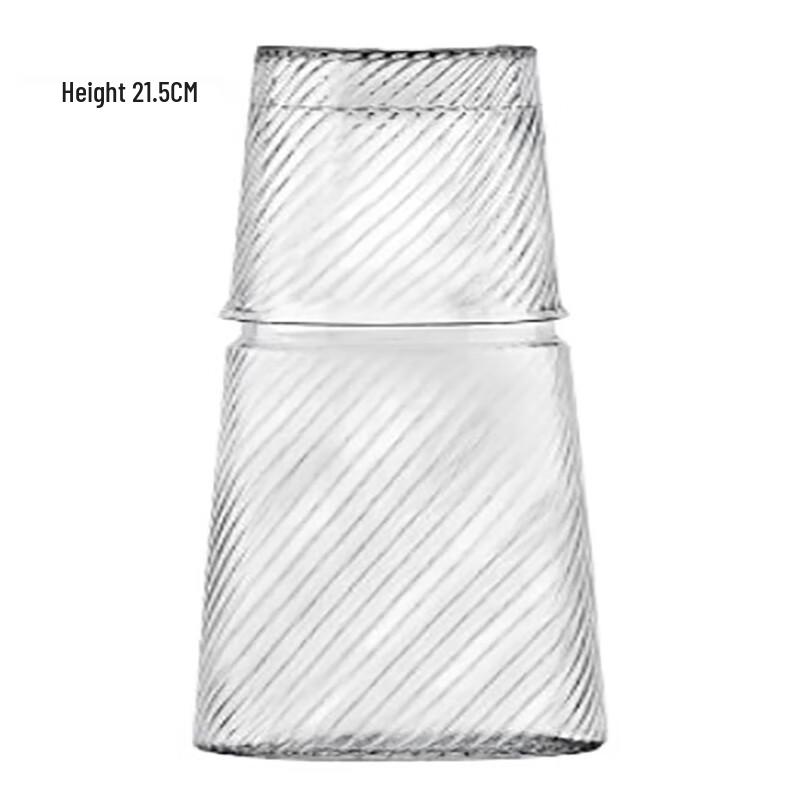 Dileber 800ml Heat-Resistant Glass Water Pitcher