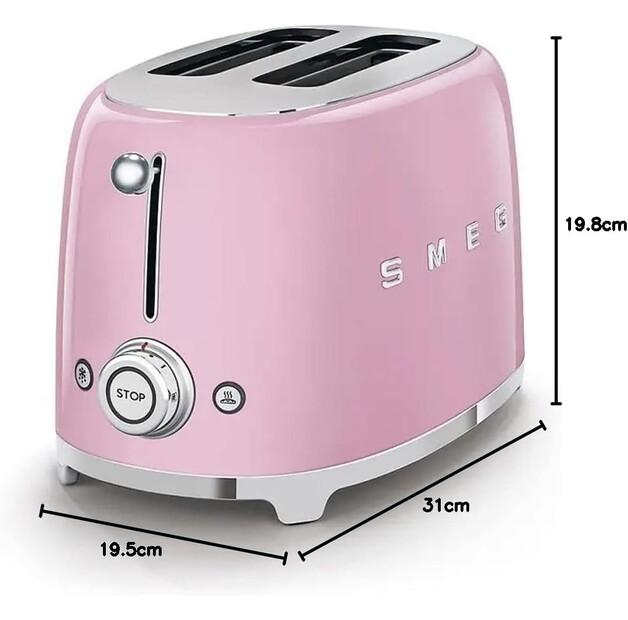 Тостер Smeg TSF01PKEU