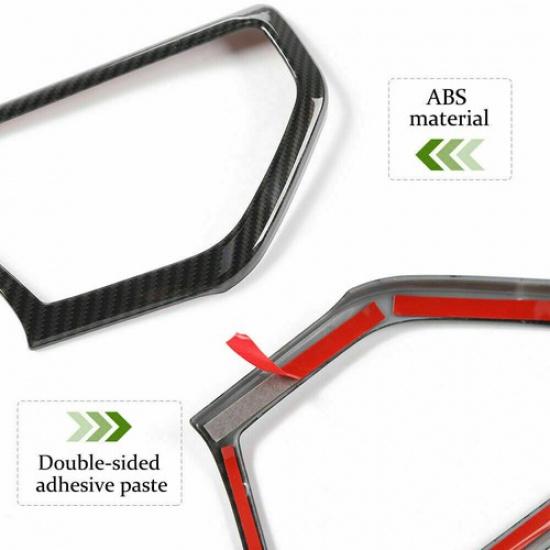 Dash A pillar Side Speaker Frame Decor Cover Trim Bezel for Jeep Wrangler JL /JT