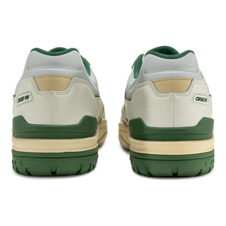 SAUCONY CROSS 90 Slip Resistant Abrasion Resistant Low Top Skateboard Shoes Unisex White Green S79035-18