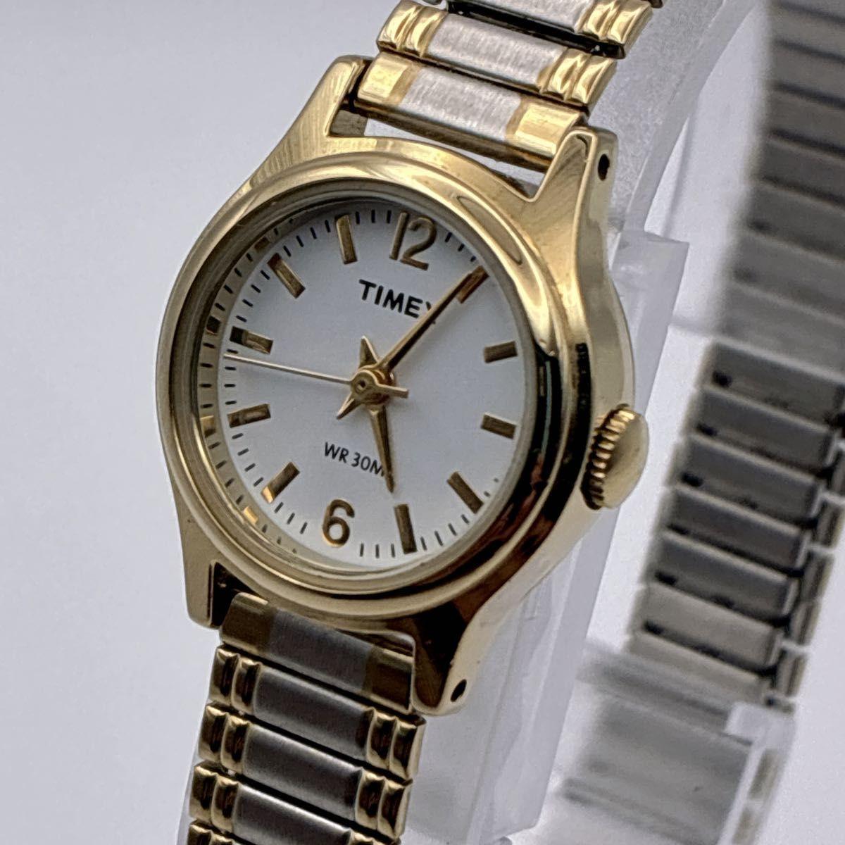 TIMEX Ladies watch combination color quartz gold silver WR30M working item