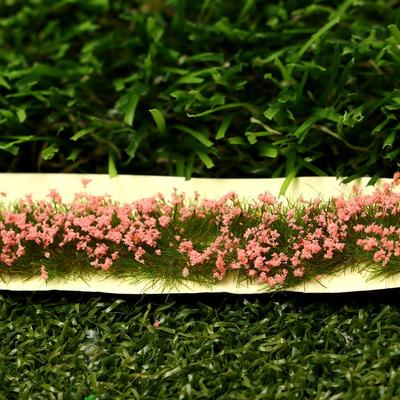 DIY Statische Landschaftsmodell Sandtisch Miniatur Gartendekoration Landschaft Wargame Grasbüschel Blumenbüschel Gebäude-Layout