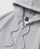 Lemain Second 2-Wege Oversized Sweat Zip-Up Hoodie [Grau]