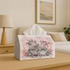 1pc Cute Face Animal Tissue Holder - Durable Fabric Napkin Dispenser for Kitchen, Car, Easter Egg Hunt Organizer - Cute Storage for Tissues, Napkins, 