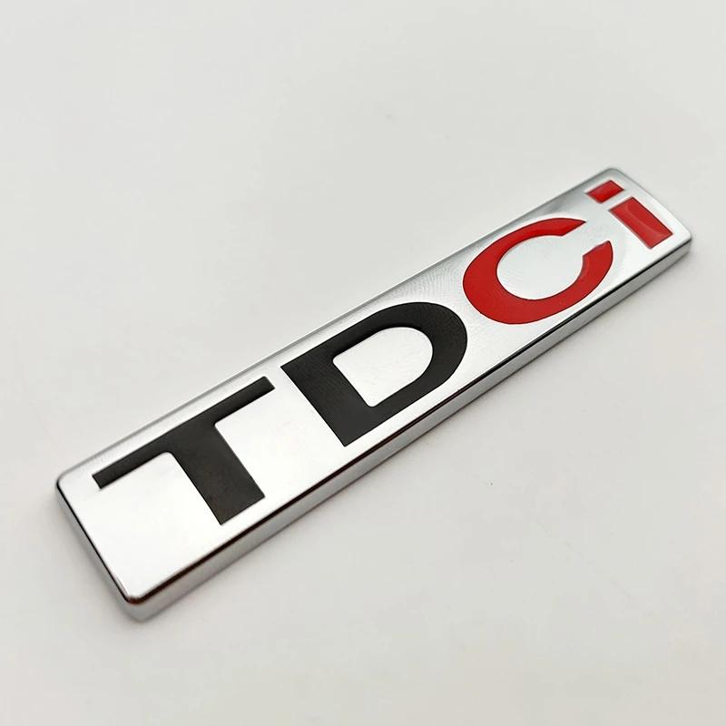 3d Metal Logo TDCI Odznaka Samochód Przedni Grill Emblem Trunk Naklejka Dla Fcous Mondeo C Max Fusion Fiesta TDCI Naklejki Akcesoria