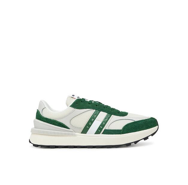 Мужские кроссовки Tommy Jeans Tjm technical runner ess em0em01537 зелёные
