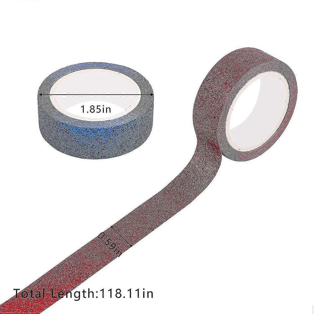 Diy Glitter Washi Tape Set - 12 Rolls Colored Masking Tape, Sparkle Decorative Tape For Art, Scrapbook Tape,decor & Crafts (dark) - PR