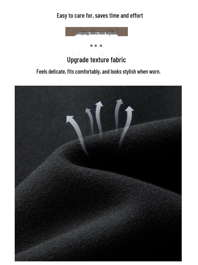 Hanorac Fleece Trendy pentru Bărbați cu Guler Înalt, L-9XL, pentru Toamnă/Iarnă