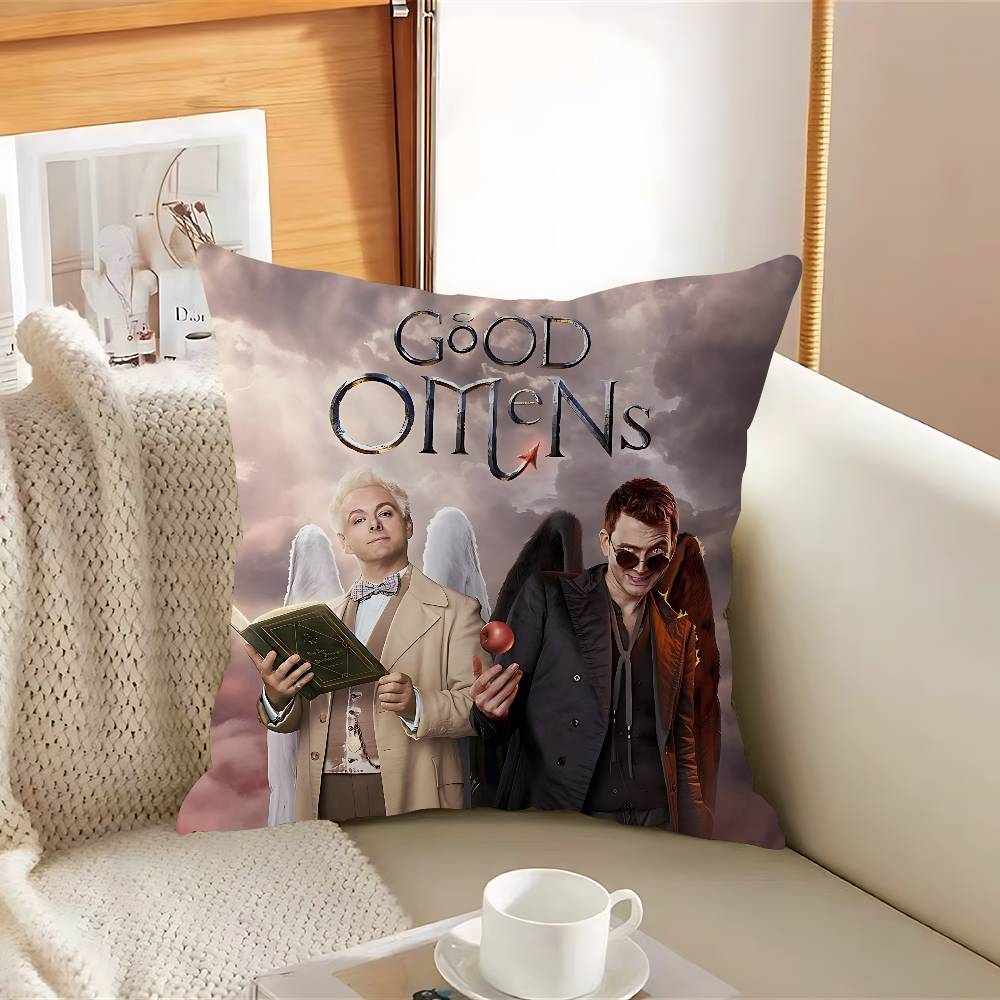 Klassische TV-Serie G-GoodS O-Omen Kissenbezug Abnehmbarer Waschbarer Kissenbezug – Ganzjährig Weiches Leinen