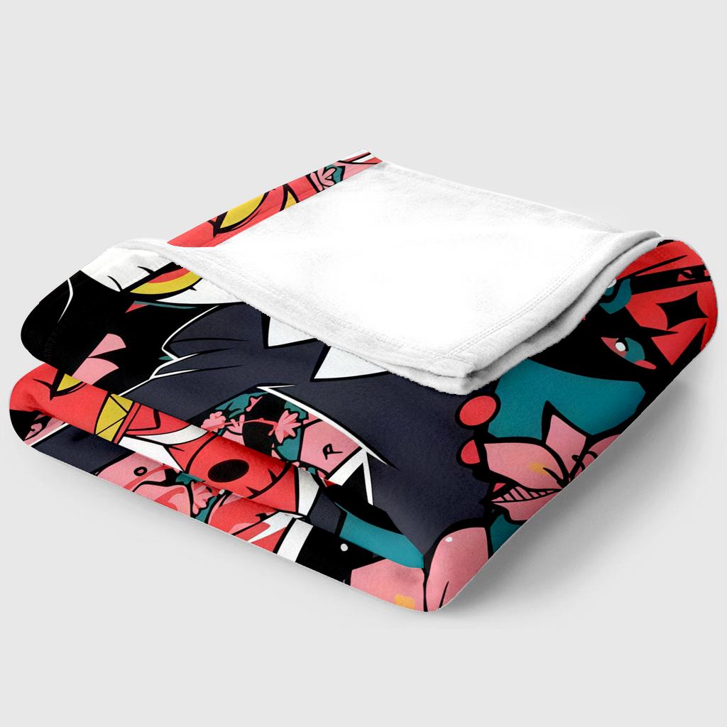 Anime Flannel Thin Blanket for Bedrooms,Living Rooms,Sofas Blankets,Offices,Lunch Breaks,Picnics,blankets Fluffy