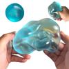 Bola Squishy de Maltose Azul Brinquedo Sensorial Anti-Estresse e Ansiedade Fidget Toy Macio de Rebote Lento Brinquedo de Apertar para Alívio do Estresse para Adultos