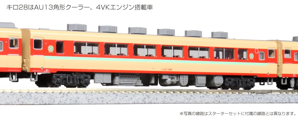 KATO N Gauge Starter Set Kiha 58 Series Express Diesel Car Introductory Railway Model Set 10-023