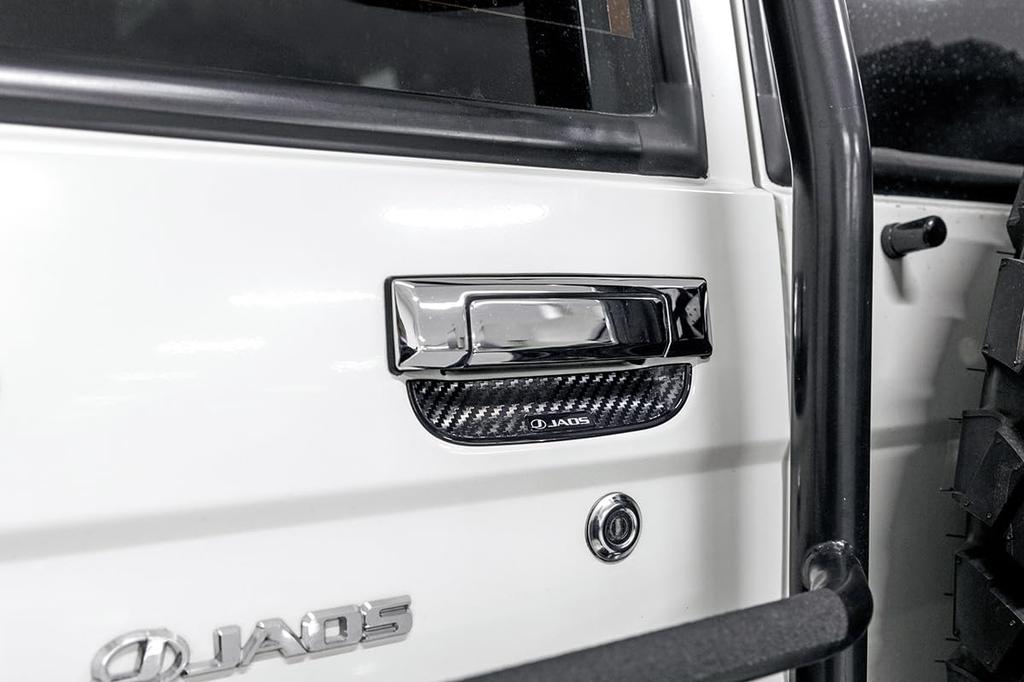 Jaos B636241 Door Handle Protector, Carbon Style, Land Cruiser 70 Series