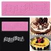 Neue Kuchendekorationsformen Musikspitze Silikonform Spitze Note Silikonkuchen Hochzeit Keks Schokolade Silikonformen Gebäckwerkzeuge