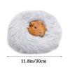 Winter Ultra-Soft Pet Nest Cozy Warm Hamster Sleeping Bed Non-Slip Bottom Small Animals Bed Hamster