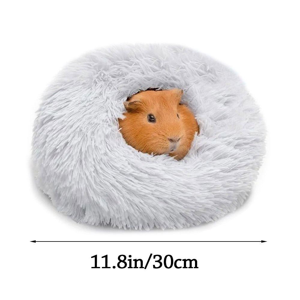 Winter Ultra-Soft Pet Nest Cozy Warm Hamster Sleeping Bed Non-Slip Bottom Small Animals Bed Hamster