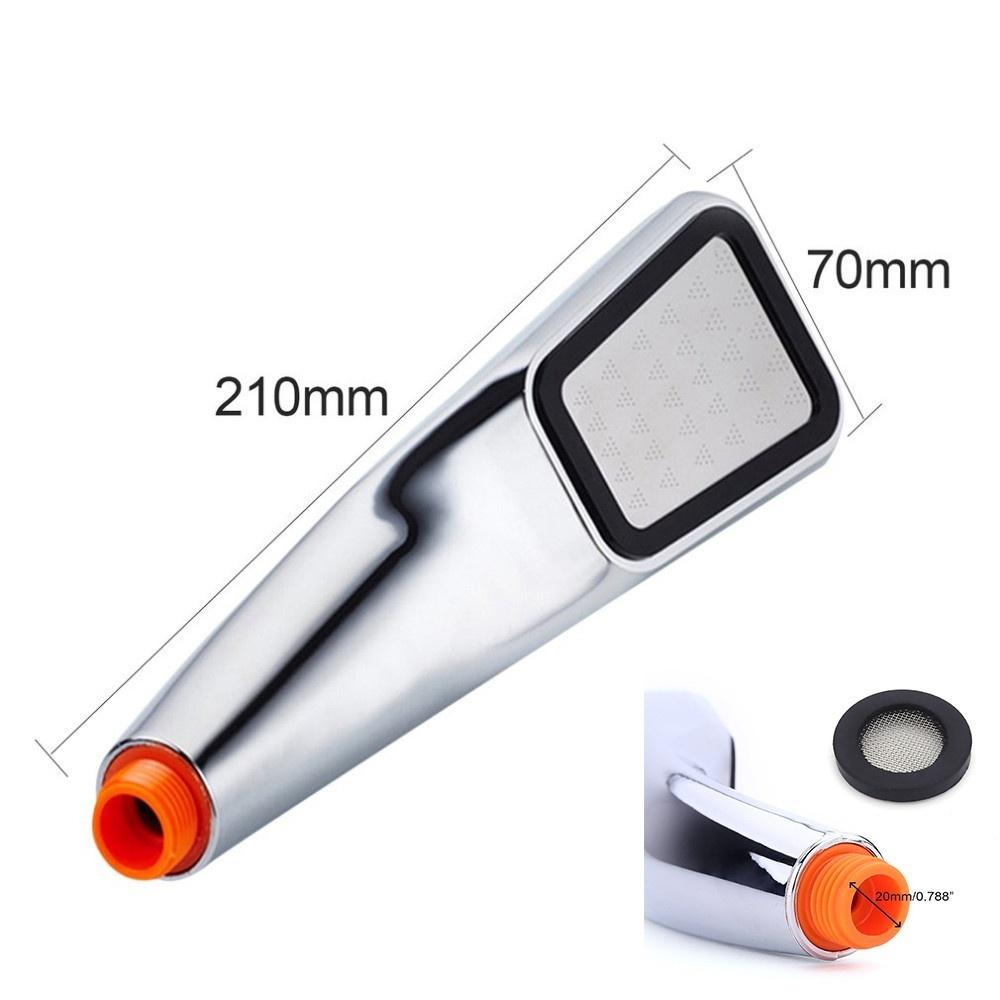 300 Holes Square High Pressure Handheld Shower Head Water Saving Sprinkler Bathroom Accessories