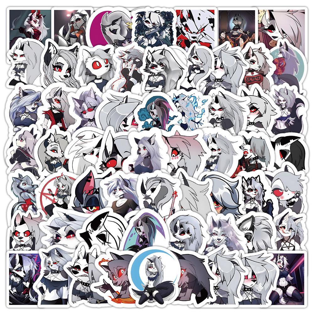 100 Adesivi Boss Malvagio Anime Loona per Diari Fai da Te, Borracce, Scrivanie - Decorazione Impermeabile