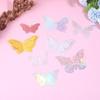 48Pcs/4Set 3D Butterfly Wall Decor 4 Styles 3 Sizes,Butterfly Decorations For Butterfly Birthday Party Cake Room Decorations