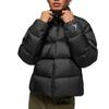Down Jackets Men's Black Stand Collar Moderate Puffer Jacket IF4259-010