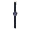 MASTER WORKS Quattro 002 MW07SN-EDNVG8 Men's Watch, Made In Japan, Quartz Movement, 41mm, Leather Strap, Chronograph, Navy Blue