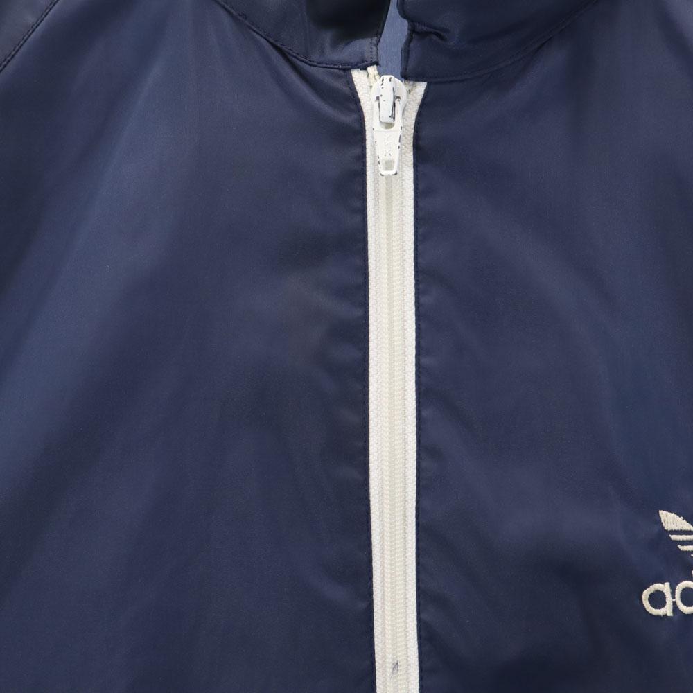adidas 70s 80s Vintage Descente Trefoil logo Nylon jacket M With hood Men's Used
