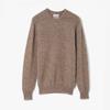 Monostereo Plain Saddle Shoulder Sweater Taupe Jaf2m50000a46