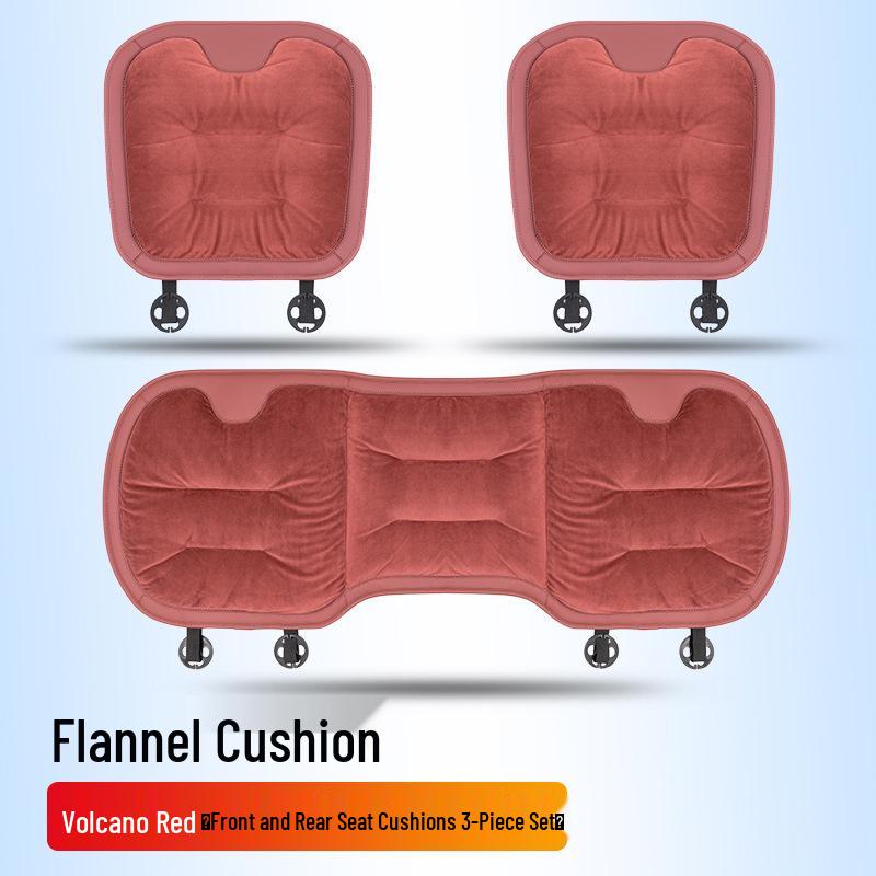 Flannel Warm Car Seat Cushion for Ideal L Series, Xiaomi SU7, YU Series