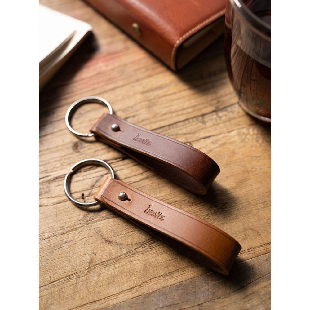 

Hevitz 3830 Key Ring Buttero 03. WOOD BROWN