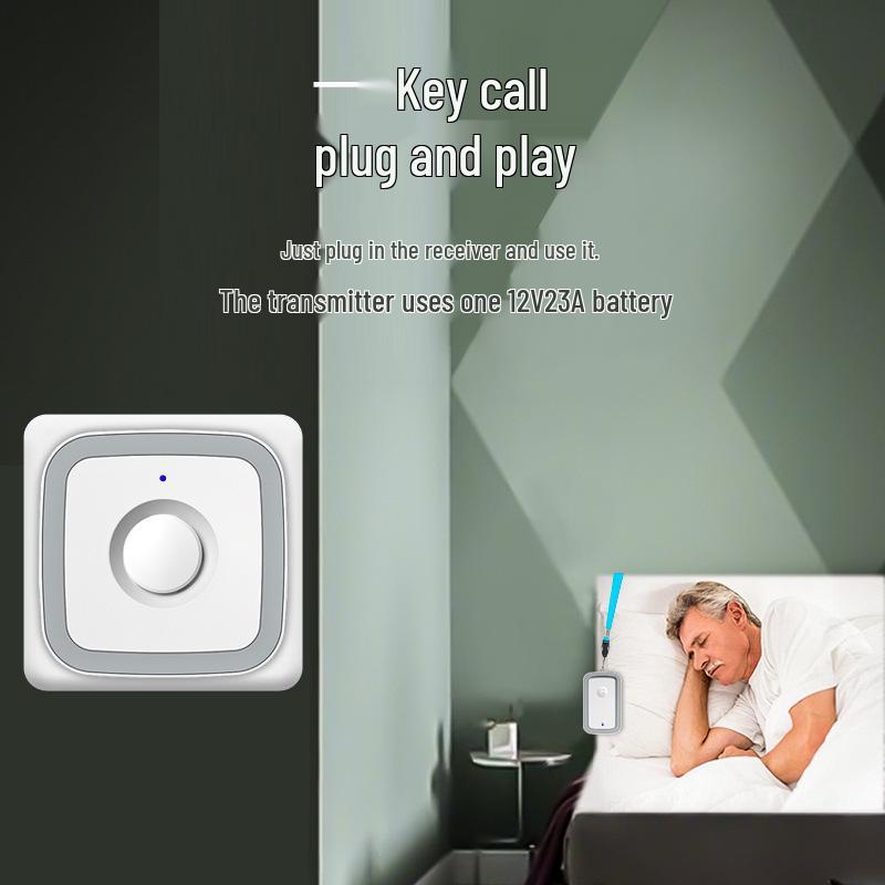 Elderly Wireless Emergency Call Button for Long-Distance Home Use
