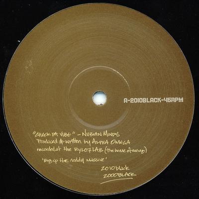 12inch Record NUBIAN MINDZ Check Da Vibe 2010BLACK 2000 Black 2001 UK Dance Electronica Used