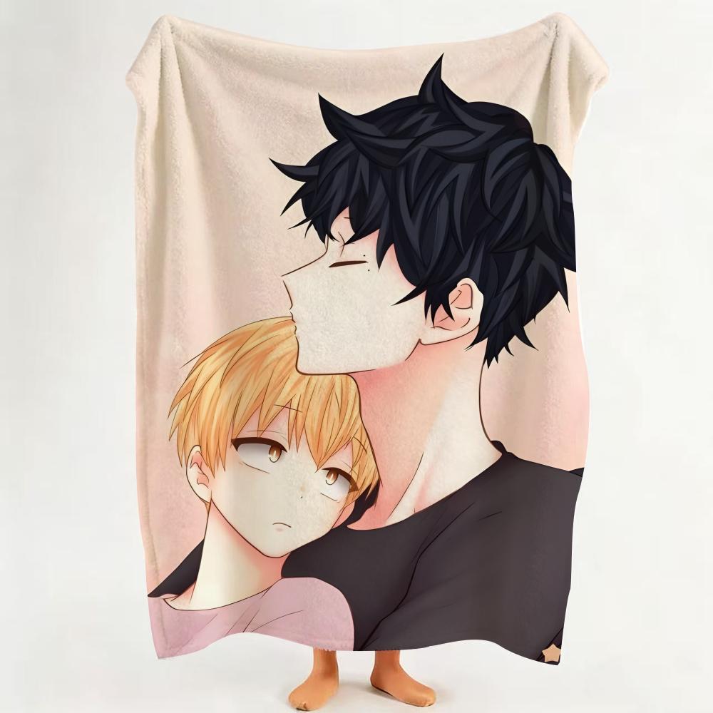 Comic L Love I Is A An I Illusion Throw Flannel Throw Blanket Suitable for Sofa Living Room Bedroom