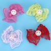 20Pcs Pet Hair Bows Polyester Multicolor Pet Hair Lace Bowknot Bows Grooming Accessories for Cat Medium Small Dog