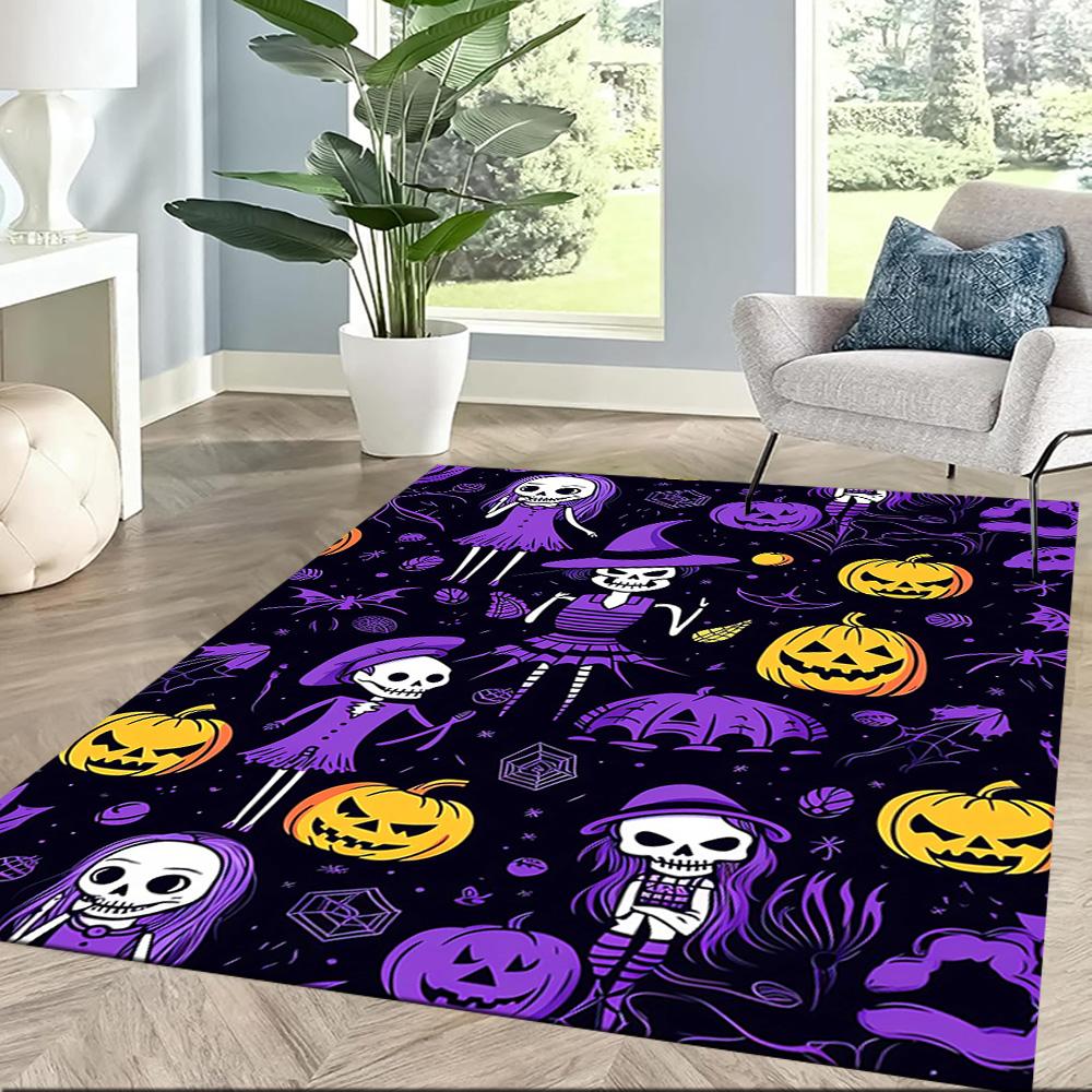 Halloween 81 Floor Mat Design for Hallway Decorate Room Study Room Bedrooms Antislip Carpet Anime Office Decor Perfect Gift for Friends & Family
