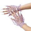 Short Polka Dot Fake Sleeves Sweet Fake Pleated Cuff All-match Nail Art Sleeves  Social Media