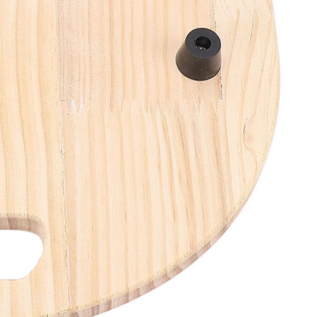 Holzschiebeunterlage für TM5 TM6 Mixer Bequem zu verwenden Komfortabler Griff Arbeitsplatte Küchengerät Umzugshelfer Schiebeunterlage Brett