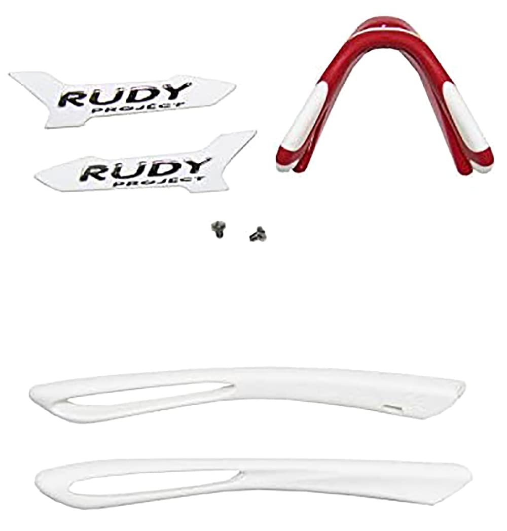 RUDY PROJECT Tralix Chromatic Full Custom White Kit, Ruby, 0620-AC210106