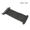 PCIE 4.0 X16 Extender Right Angle 128Gbps Anti Interference Plug and Play GPU Extension Cable for Graphic Card