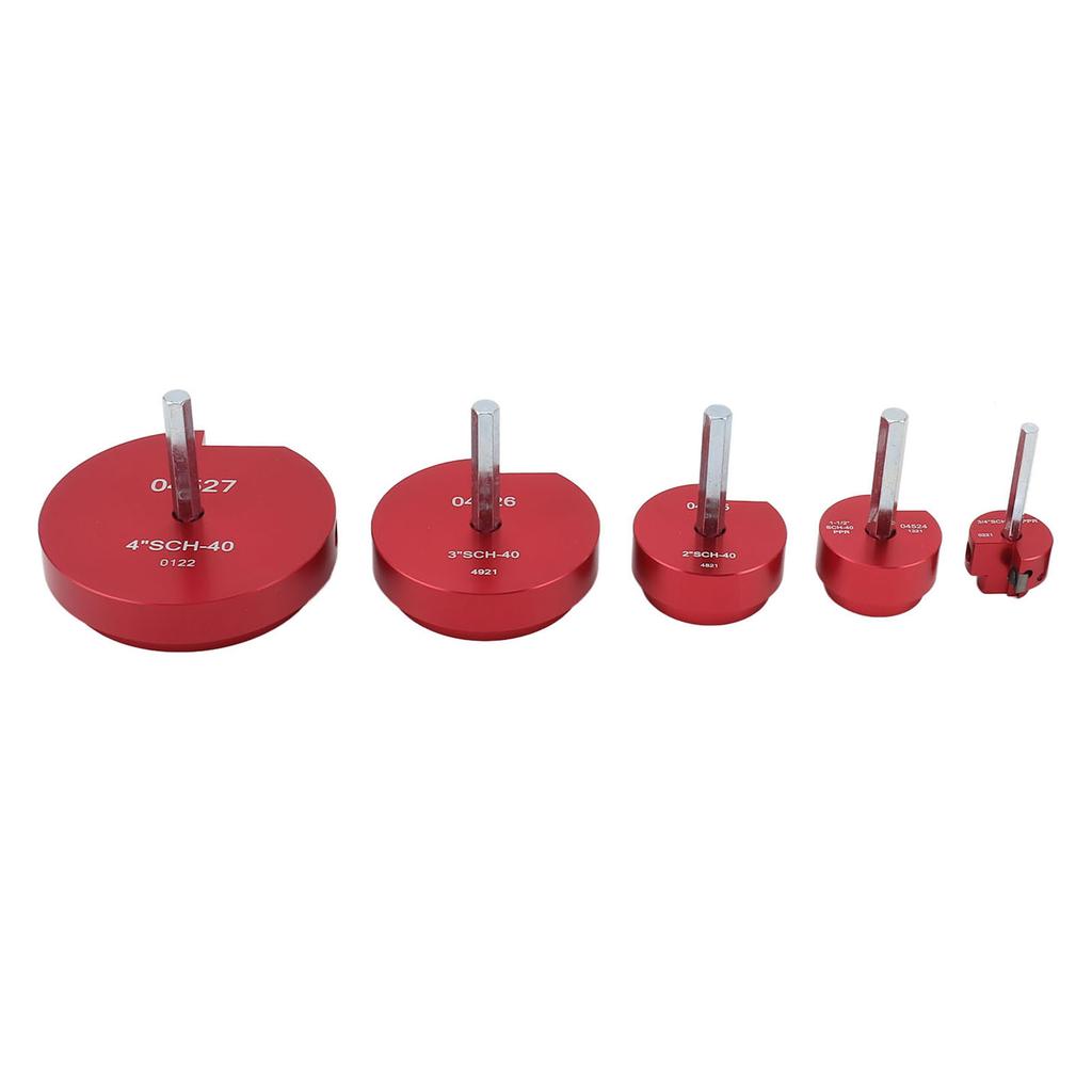 Pipe Fitting Reamer Kit Enlarge Pipe Diameter High Speed Steel Fade Resistant Pipe Reamer Tool Type