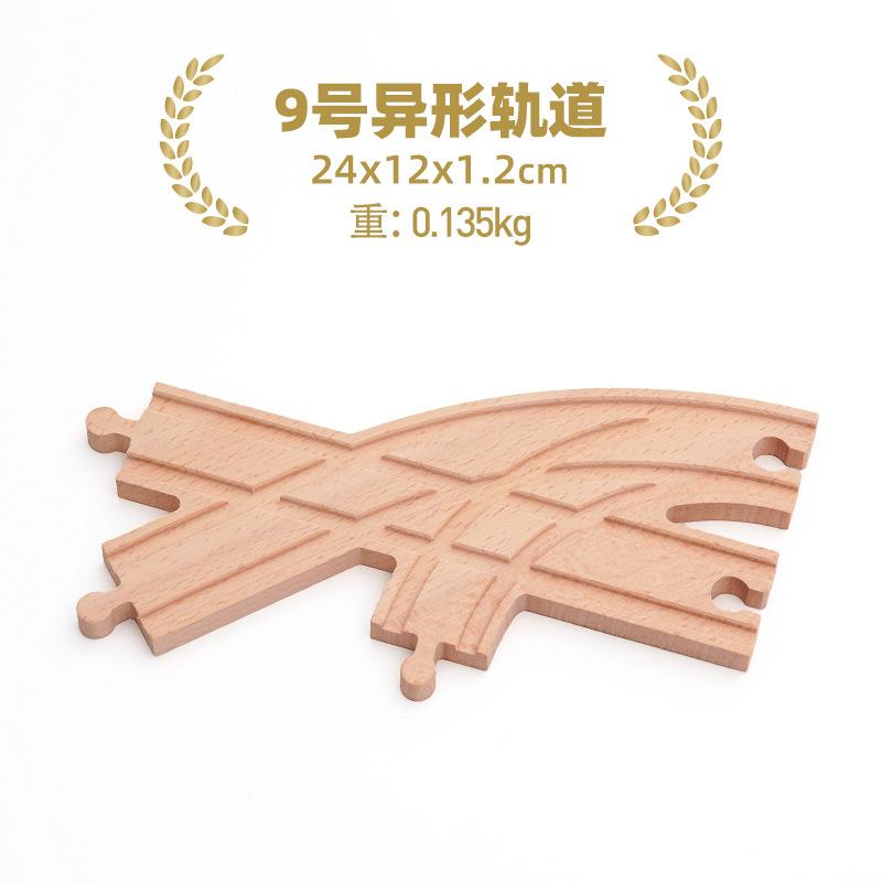Drewniane Tory Kolejowe Zabawki Tory Kolejowe Akcesoria Łącznik Drogi Kolejowej Drewniany Łącznik Mostu Toru Kolejowego Zabawki