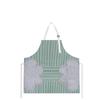 Striped Waterproof Oil-proof Kitchen Apron with Wipe-Hand Feature, Dirt-Resistant and Lightweight for Summer