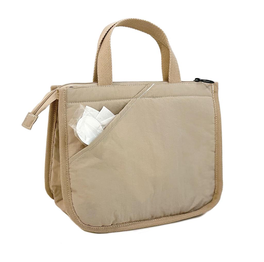 8605 SNOOPY Snoopy Simple Insulated Lunch Tote Bag IP Thermo K Deli [Rootote] Peanuts-9B (03 H-CAMPER Pink)