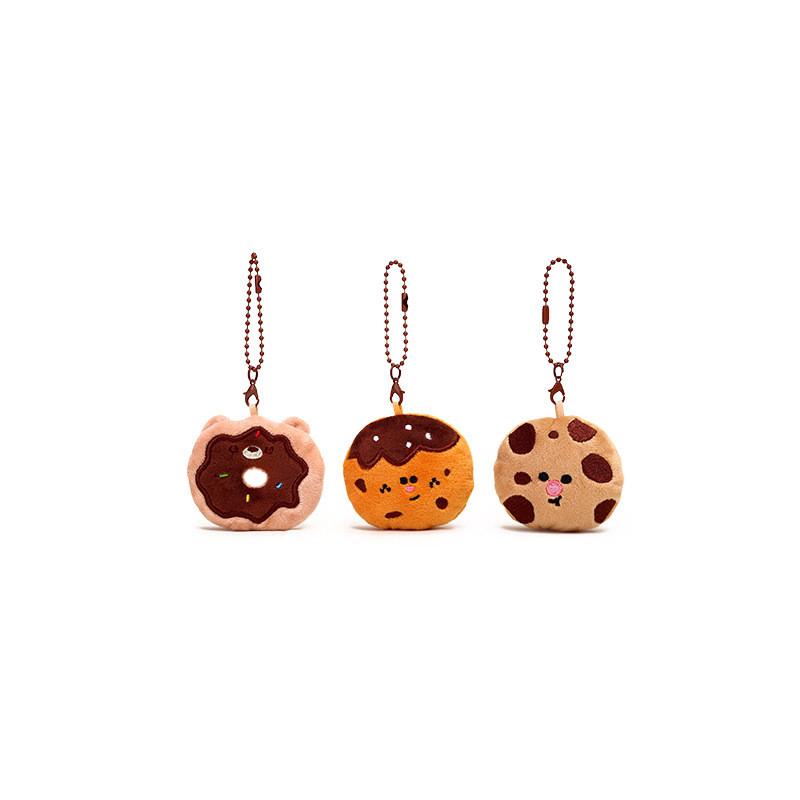 Baking Plush Mini Keychain Pack With Cute Cookie And Bread Shapes Kids For
