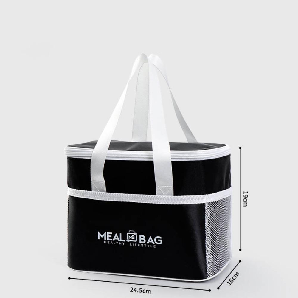 Portable Insulated Lunch Box Storage Bag Large Capacity Waterproof&Dustproof Picnic Handbag Food Thermal Bag