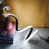 Modern Led Bedside Lamp Adjustable Spiral Night Light Usb Powered For Bedroom Living Room Office Decoration