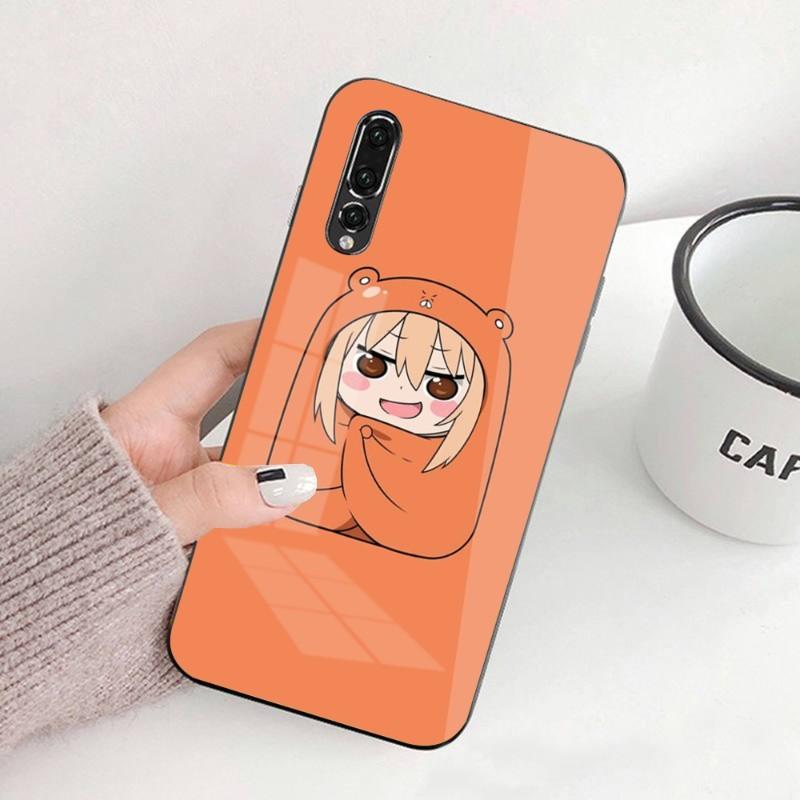 

Милый чехол для телефона Umaru Chan Anime для Huawei P50 P40 P30 P20 Pro Mate 40 30 20 Pro Nova 9 8 7 PC Glass Phone Cover Huawei Nova7 Pro