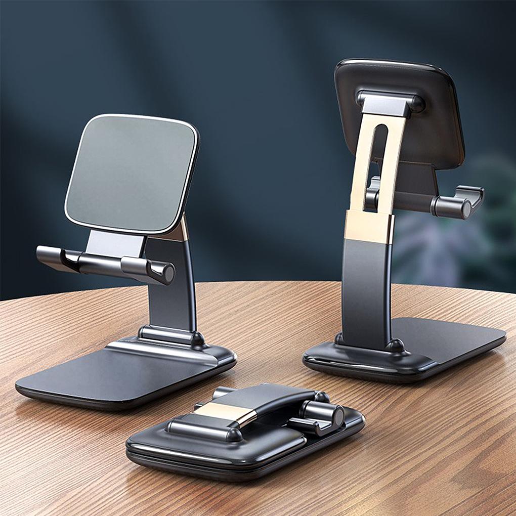 2022 Metal Desktop Tablet Holder Table Cell Foldable Extend Support Desk Mobile Phone Holder Stand For iPhone iPad Adjustable